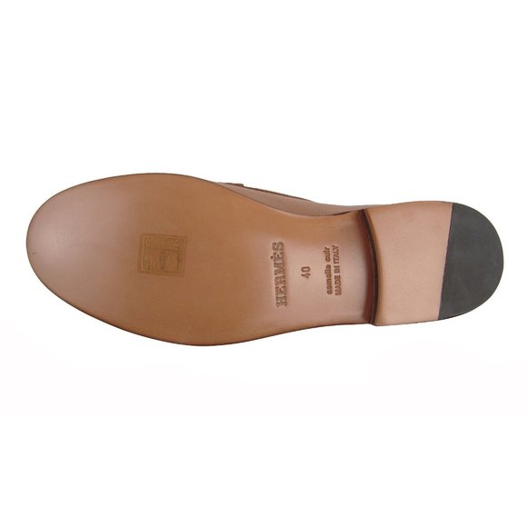 HERMES New Equateur Tatouage Kennedy Loafer Moccasins Shoes Made in Italy - Picture 3 of 16